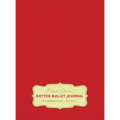 Large 8.5 x 11 Dotted Bullet Journal (Red #3) Hardcover - 245 Numbered Pages - Hardcover
